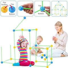 Tent Play Construction Fort Building Kit Toy